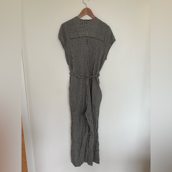 Ace & Jig checkered gingham plaid jumpsuit XL - Picture 4 of 5